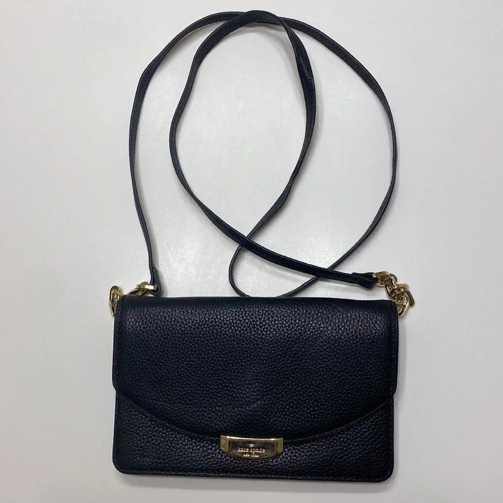 Kate Spade Black Crossbody Wallet Purse Bag